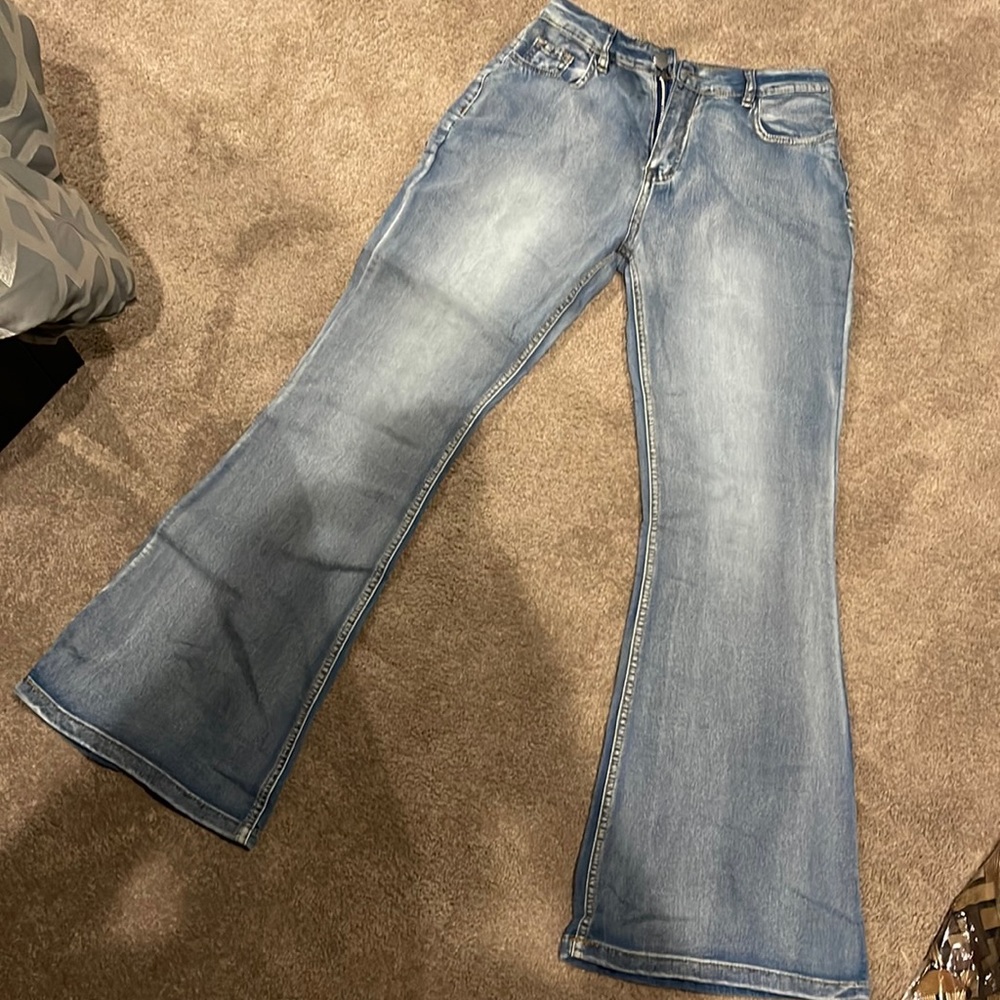 Wide leg jeans